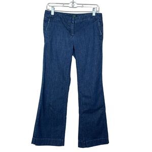 Women’s Dark Blue Denim Jeans - Classic Straight Leg